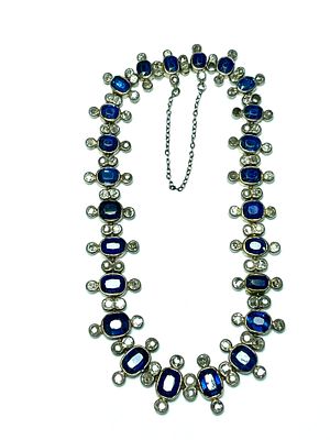 צמיד צרפתי עתיק זהב 18 קרט חתום עם 94 יהלומים סכ"כ כ 2.5 CT ליטוש אירופי עתיק SI-I (חסרים 2 