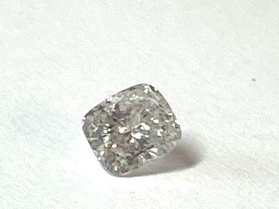 יהלום 0.71 CT ליטוש CUSHION ניקיון I2 צבע H