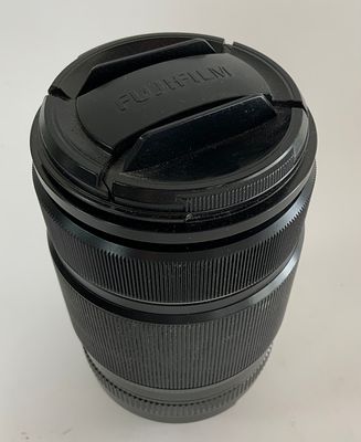 עדשה FUJIFILM פוג'י פילם SUPER EBS XF 23mm F\3.5-4.8 55-200mm מצב כללי טוב מאוד כחדש עם מעט 