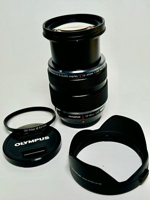עדשת OLYMPUS אולימפוס יפני AF LENS f\2.8 MACRO ED M. Zuiko zoom 12-40mm Lens for Sony פילטר 
