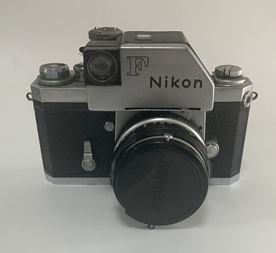 מצלמת עם עדשה NIKON ניקון f/2 6455542.יפני 50mm f/2 מצב משומש