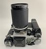 מצלמה NIKON F2 7226790 ניקון עם גריפ מסיבי כפול MD-2 NIKON 477541. עם עדשה משומשת. 35-135 מ״מ תמונה - 5
