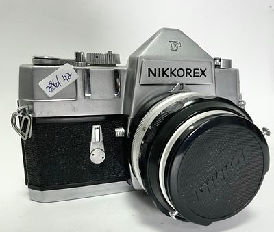 מצלמה עם עדשה NIKKOREX ניקון NIKKOR-S NIPPON KOGAKU 50mm f/1.4. יפני מצב משומש טוב מאוד
