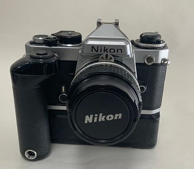 מצלמה עם עדשה FE 4015308 NIKON ניקון NIKKOR-S NIPPON KOGAKU 50mm f/1.8. יפני מצב טוב מאוד עם