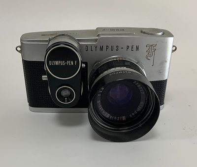 מצלמת OLYMPUS PEN-F ZUIKO AUTO-S 170361 f/1.8 38mm מצב משומש טוב