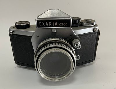 מצלמה EXAKTA VX500 CARL ZEISS JENA TESSAR f/2.8 50mm 8880147 מצב משומש מעולה