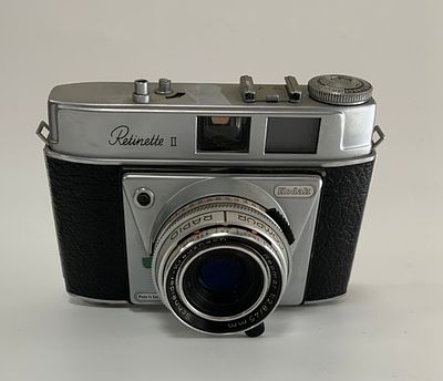 מצלמה RETINETTE II KODAK COMPUR RAPID SCHNEIDER KREUZNACH מצב מעולה ביחס לגילב