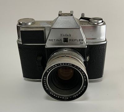 מצלמה KODAK RETINA REFLEX IV XENON f/1.9 50mm SCHNEIDER KREUZNACH 9054120 מצס משומש טוב מאוד