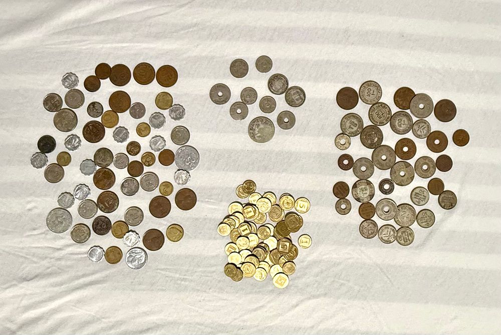 אוסף מטבעות גדול גרם 640