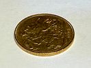 מטבע זהב אדוארד משנת 1907- משקל 7.97 גרםתמונה - 2