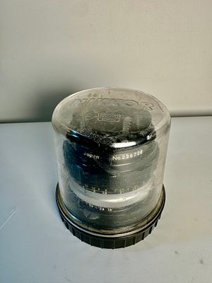 עדשת nikkor - h 1:1.8 f=85 mm no.236738 בקופסא המקורית, מצב as-is