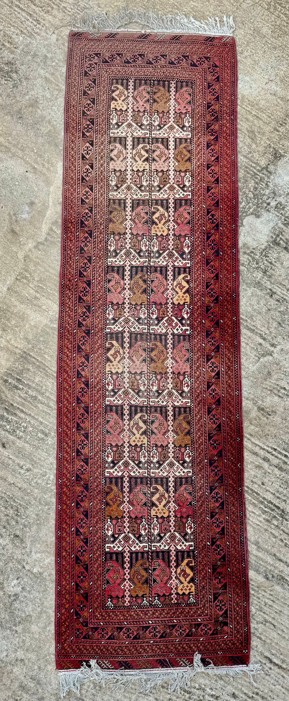 שטיח עבודת יד מידה 81x296 ס״מ זקוק לניקוי