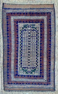 שטיח עבודת יד מידה 144x88 ס״מ זקוק לניקוי וטיפול