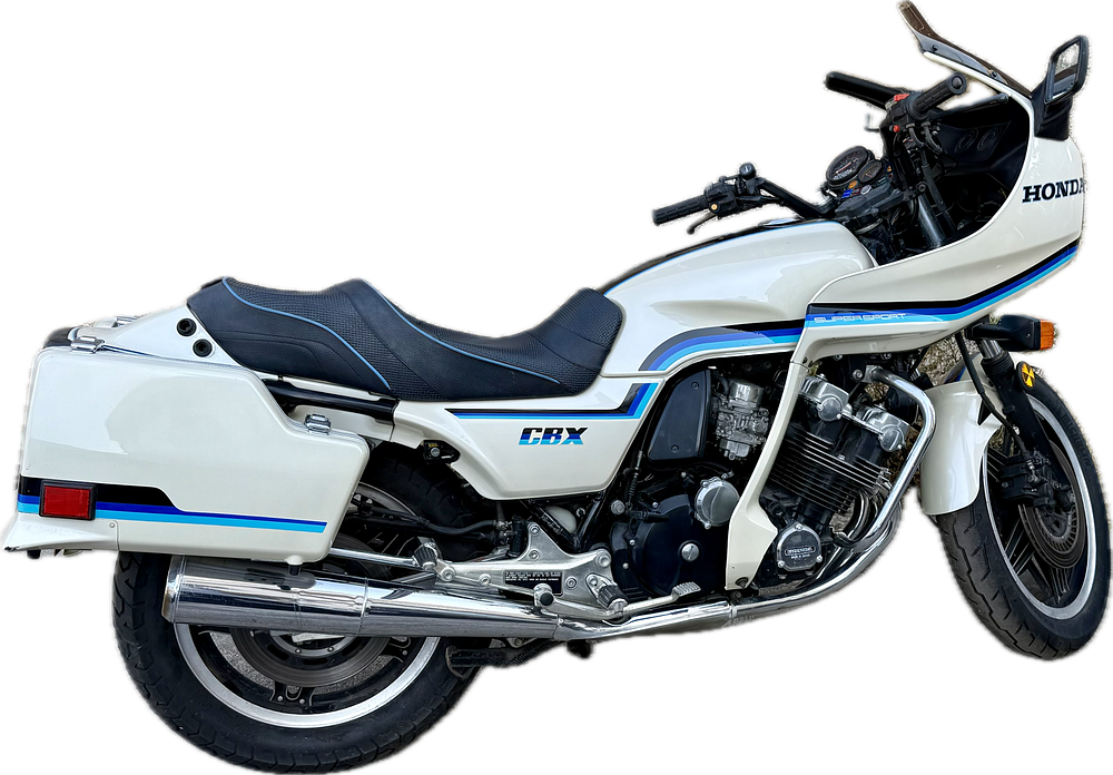 HONDA CBX-SC06 super sport 24 valves מועד עליה לכביש 04/1983 - נפח מנוע 1047 עם 100 כ״ס -טסט 