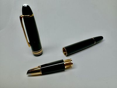 מרקר חברת MONTBLANC דגם Montblanc Meisterst&uuml;ck 166 חתום וממוספר מרקר יוקרתי אורך 14.5 ס׳׳מ 