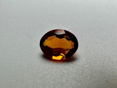 טופז דבש יפה מאוד משקל 1.44 ct בליטוש אובלי