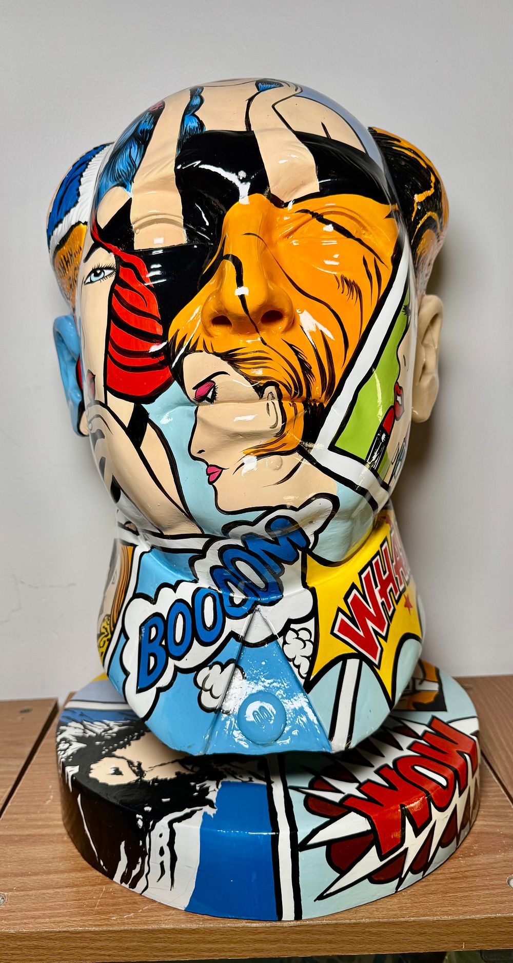 פופ ארט ברבריק bearbrick פסל בן גוריון חתום וממוספר גדול ומרשים במצב מעולה גובה 58 ס׳׳מ קוטר 37 ס׳׳מ
