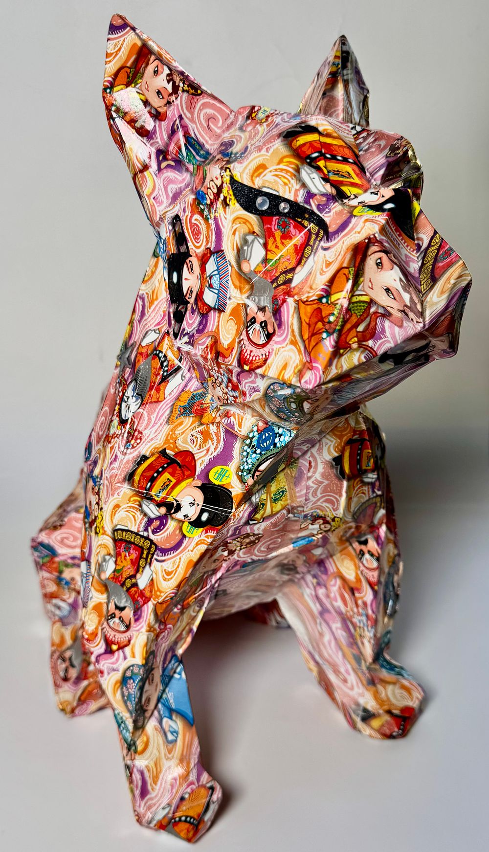 פופ ארט ברבריק bearbrick פסל כלב גובה 49 ס׳׳מ 28x18 ס׳׳מ גודל