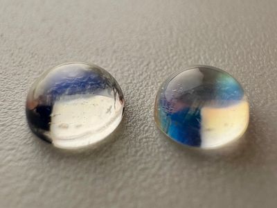 זוג אבני חן ירח יפה משקל 1.1 ct