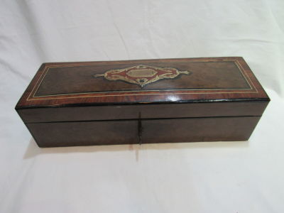 קופסה לכפפות מעץ עתיקה 32X10X9ס"מ