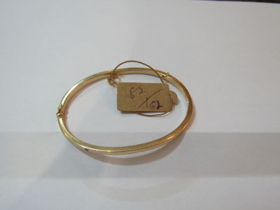 צמיד חישוק זהב 18K צהוב PADANY עם יהלום במשקל 9 גרם