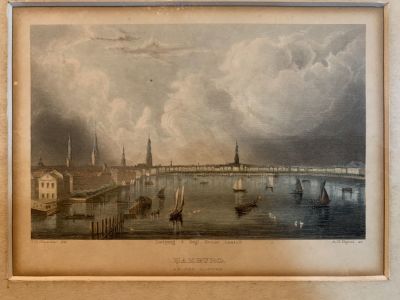 דפס עתיק מ 1850 