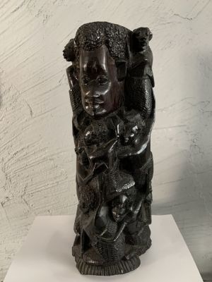 פסל עץ גילוף 