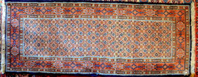 שטיח פרסי עבודת יד צמר איכותי 74X192 ס"מ