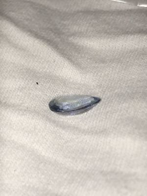 אבן חן טנזנייט ליטוש טיפה צבע סגול כחול משקל 2.0 CT לא משובץ