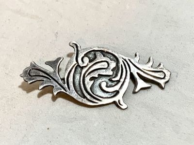 סיכת כסף סטרלינג 6,6X3 ס"מ 10,7 גרם