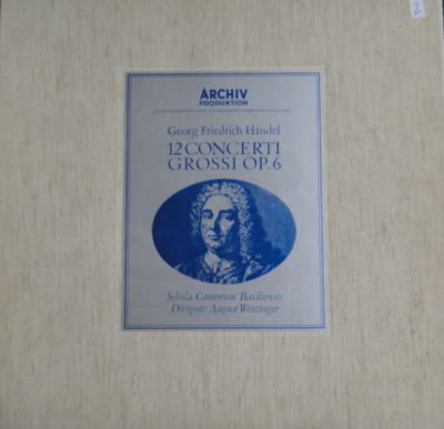 אלבום GEORG FRIEDRICH HANDEL עם 3 תקליטים 
ARCHIV PRODUKTION