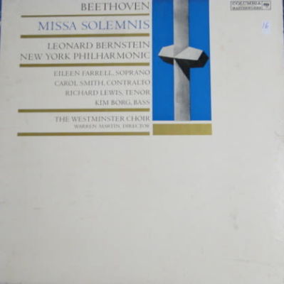 אלבום BEETHOVEN MISSA SOLEMNIS - LEONARD BERNSTEIN עם 2 תקליטים