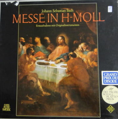 אלבום JOHAN SEBASTIAN BACH עם 3 תקליטים