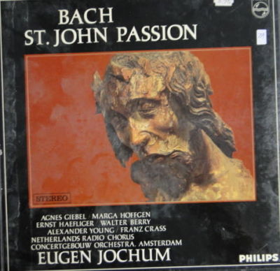 אלבום JOHAN SEBASTIAN BACH עם 3 תקליטים ST.JOHN PASSION