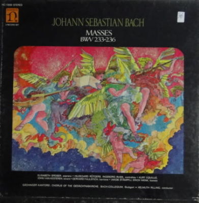 אלבום JOHAN SEBASTIAN BACH עם 3 תקליטים MASSES