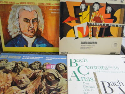 אוסף 4 תקליטים JOHAN SEBASTIAN BACH