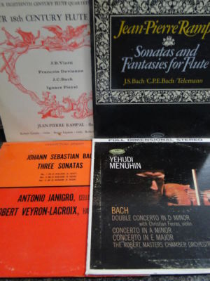 אוסף 4 תקליטים JOHAN SEBASTIAN BACH