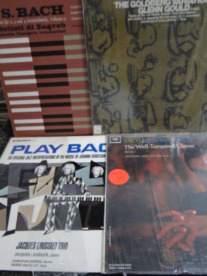 אוסף 4 תקליטים JOHAN SEBASTIAN BACH