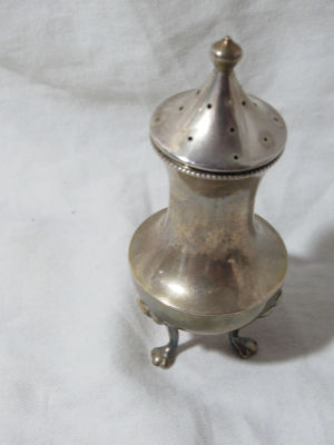 מלחיית כסף אנגלית עתיקה של MAPPIN &amp; WEBB LTD חתום גובה 10 ס''מ משקל 40 גרם