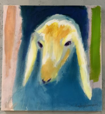 מנשה קדישמן שמן על בד צרפתי ישן 73X68 ס׳׳מ חתום לציור יתווסף אישור מקוריות מעיזבון קדישמן