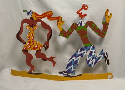 דודו גרשטיין חיתוך לייזר רקדנים 36X24 ס׳׳מ