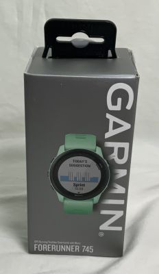 שעון יד GARMIN FORERUNNER 745 חדש שעון חכם בקופסה המקורית עם מטען וספרים