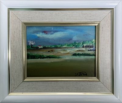 ברוצקי שמן על משטח נוף 15X20 ס''מ