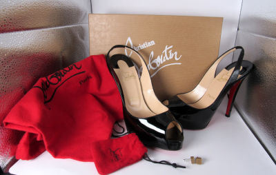 נעלי נשים עקביים Christian louboutin מידה 38 במצב כחדש ננעל פעם אחת