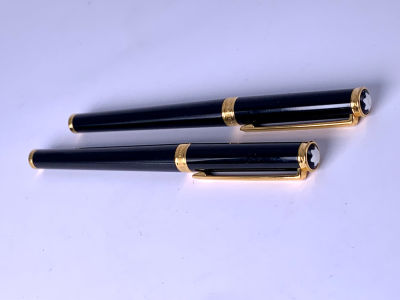 סט עטים MONT BLANC NOBLESE - עט נובע ציפורן זהב 14 קרט ועט רולר 14 ס"מ - 
מצב טוב מאוד
