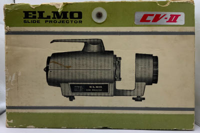 פרוג׳קטור ישן של elmo slide projector גודל הקופסא 21x31x10 ס׳׳מ