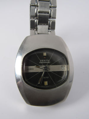 שעון יד ZENITH DEFY 28800 אוטומטי מתכת עם רצועת מתכת במצב עובד עם קופסא וניירות מקוריות