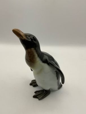 פסל פורצלן רוזנטל דמות פינגווין, ROSENTHAL חתום