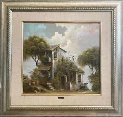 נובוגרודר שמן על משטח בד גודל: 39x42 ס׳׳מ