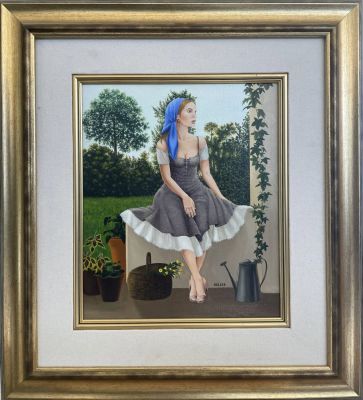 לריסה הלר שמן על משטח גודל: 33X38 ס''מ